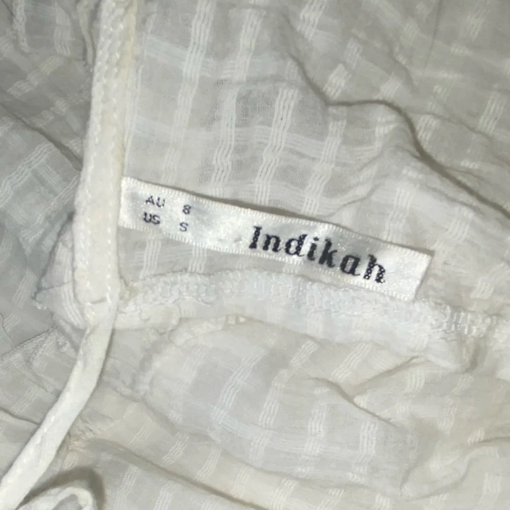 Indikah White Ruffle Mini Dress - Picture 3 of 6